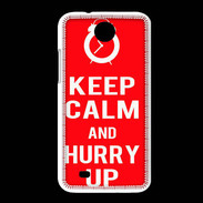 Coque HTC Desire 300 Keep Calm Hurry up Rouge