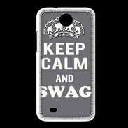 Coque HTC Desire 300 Keep Calm Swag Gris