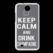 Coque HTC Desire 300 Keep Calm Drink champagne Gris