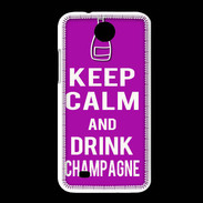 Coque HTC Desire 300 Keep Calm Drink champagne Violet