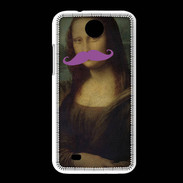 Coque HTC Desire 300 Moustache Mona Lisa