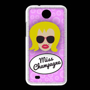 Coque HTC Desire 300 Miss Champagne Blonde