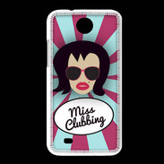 Coque HTC Desire 300 Miss Clubbing Brune