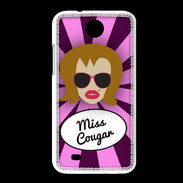 Coque HTC Desire 300 Miss Cougar Rousse