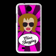 Coque HTC Desire 300 Miss Shopping Rousse