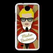 Coque HTC Desire 300 Mister Business Blond