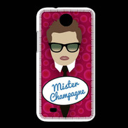 Coque HTC Desire 300 Mister Champagne Chatain