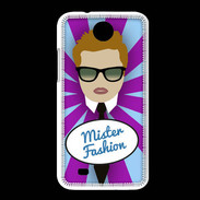 Coque HTC Desire 300 Mister Fashion Roux