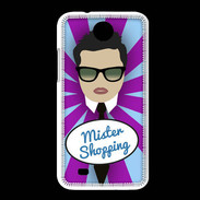 Coque HTC Desire 300 Mister Shopping Brun