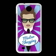 Coque HTC Desire 300 Mister Shopping Chatain