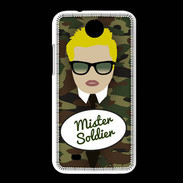 Coque HTC Desire 300 Mister Soldier Blond
