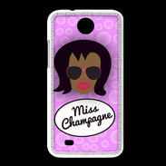Coque HTC Desire 300 Miss Champagne Black