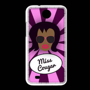 Coque HTC Desire 300 Miss Cougar Black