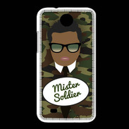 Coque HTC Desire 300 Mister Soldier Black