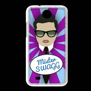 Coque HTC Desire 300 Mister Swag Brun
