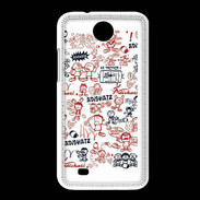 Coque HTC Desire 300 Adishatz All Over Rugby