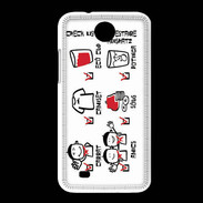Coque HTC Desire 300 Adishatz Check Fest G