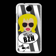 Coque HTC Desire 300 Miss Bretagne Blonde