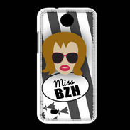 Coque HTC Desire 300 Miss Bretagne Rousse
