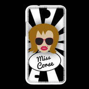 Coque HTC Desire 300 Miss Corse Rousse