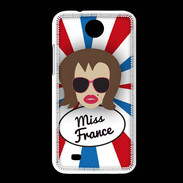 Coque HTC Desire 300 Miss France Chatain