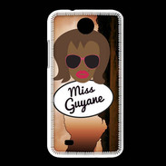 Coque HTC Desire 300 Miss Guyane Black