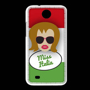 Coque HTC Desire 300 Miss Italie Rousse