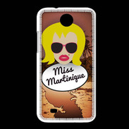 Coque HTC Desire 300 Miss Martinique Blonde