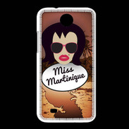 Coque HTC Desire 300 Miss Martinique Brune