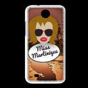 Coque HTC Desire 300 Miss Martinique Rousse