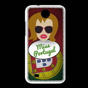 Coque HTC Desire 300 Miss Portugal Rousse