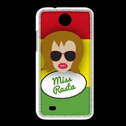 Coque HTC Desire 300 Miss Rasta Rousse