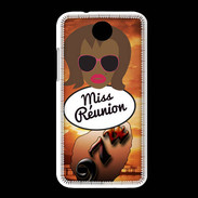 Coque HTC Desire 300 Miss Réunion Black