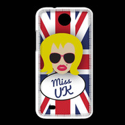 Coque HTC Desire 300 Miss UK Blonde