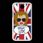 Coque HTC Desire 300 Miss UK Rousse