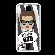 Coque HTC Desire 300 Mister Bretagne Chatain