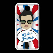 Coque HTC Desire 300 Mister France Brun