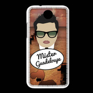 Coque HTC Desire 300 Mister Guadeloupe Brun