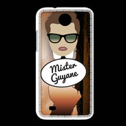 Coque HTC Desire 300 Mister Guyane Chatain