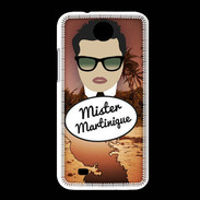 Coque HTC Desire 300 Mister Martinique Brun