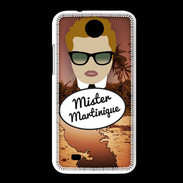 Coque HTC Desire 300 Mister Martinique Roux