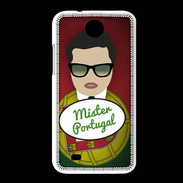 Coque HTC Desire 300 Mister Portugal Brun