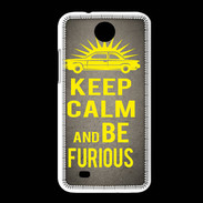 Coque HTC Desire 300 Keep Calm and Be Furious Gris