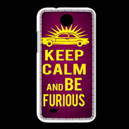 Coque HTC Desire 300 Keep Calm and Be Furious Rose