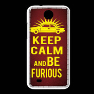 Coque HTC Desire 300 Keep Calm and Be Furious Rouge
