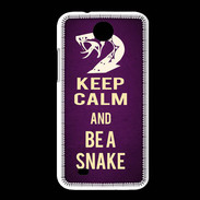 Coque HTC Desire 300 Keep Calm and Be a Snake Violet