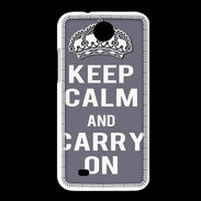 Coque HTC Desire 300 Keep Calm and Carry on Gris