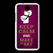 Coque HTC Desire 300 Keep Calm and Make cake Rose
