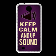 Coque HTC Desire 300 Keep Calm and Up Sound Violet