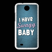 Coque HTC Desire 300 I have Swag bleu ZG